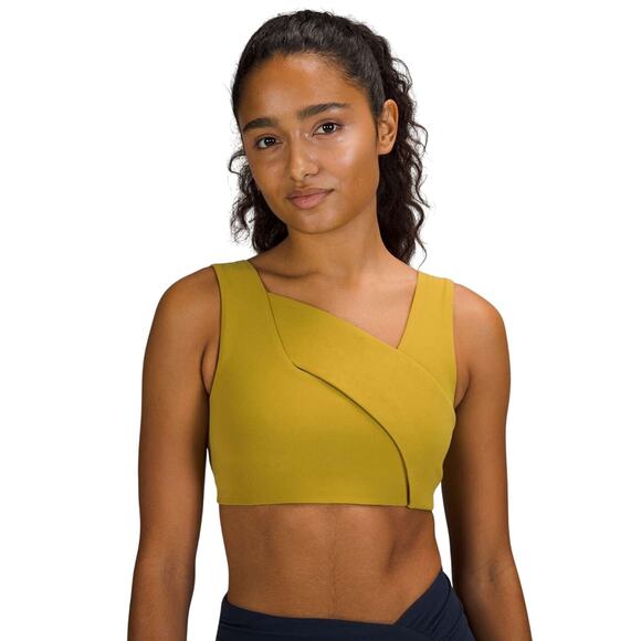 Lululemon Other - Lululemon Sz.6 Nulu Cross-Front Yoga Bra *Light Support, B/C Cups Auric Gold